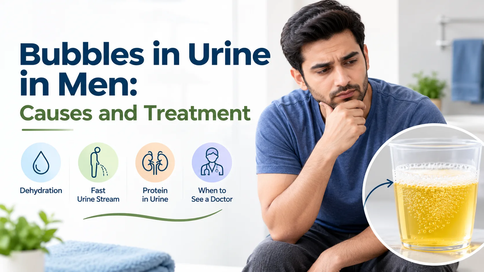 Bubbles in Urine in Men: Causes and Treatment